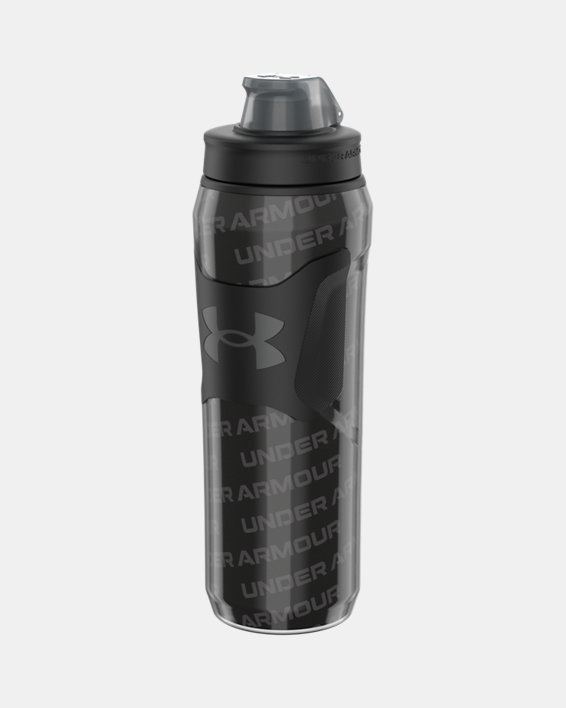 UA Playmaker Squeeze Insulated 28 oz. Water Bottle, Black, pdpMainDesktop image number 1